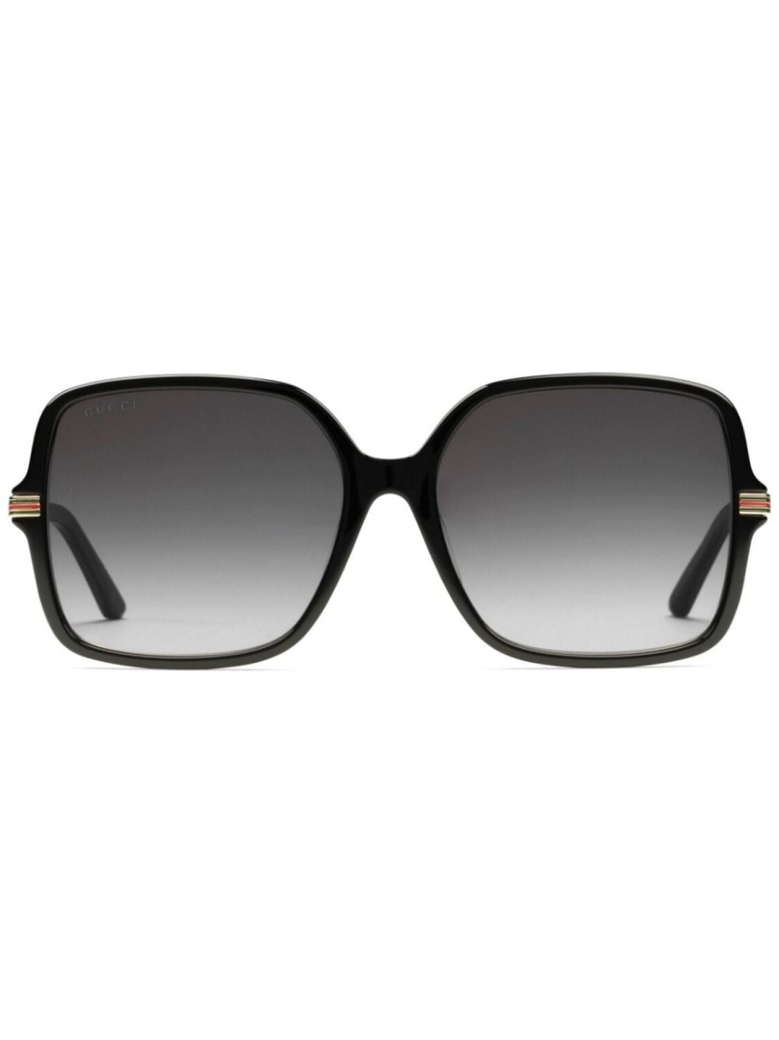 

Солнцезащитные очки с отделкой Web Gucci Eyewear, черный