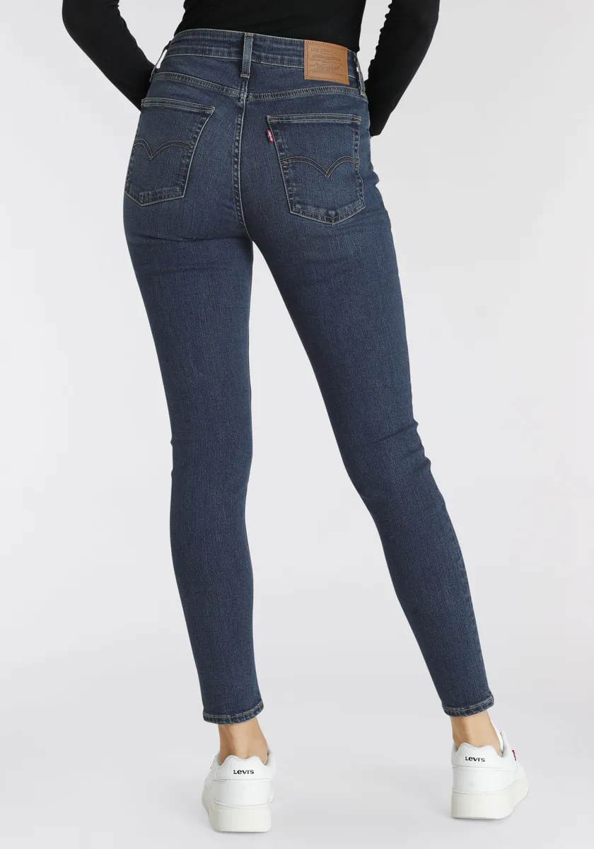 Джинсы Levi's скинни "721 High Rise Skinny" с высоким поясом, цвет Dark Worn In Indigo — фото 2