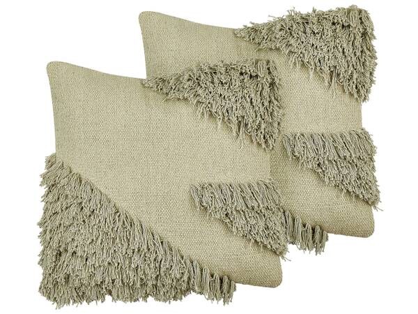 

Подушка Beliani 2 шт SOURWOOD, 45x45x45 см цвет grün/hellgrün