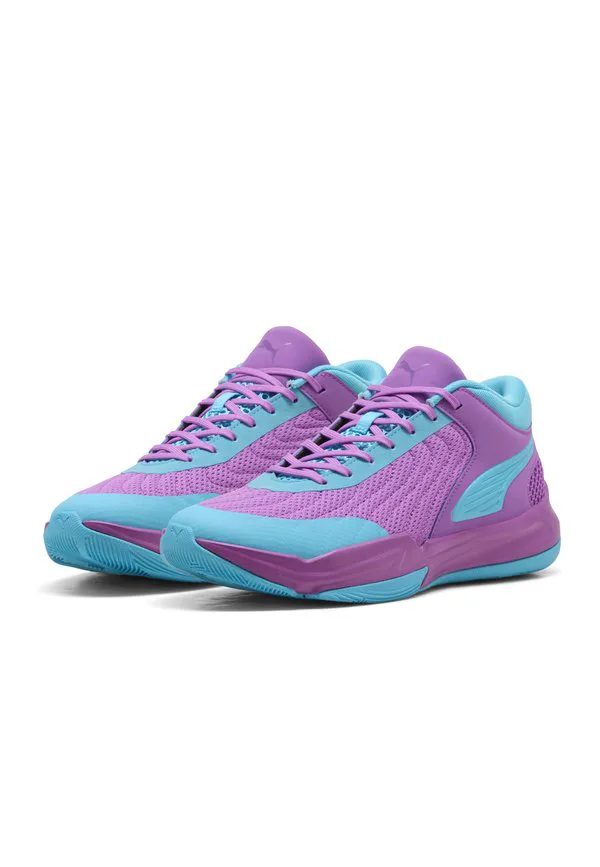 Баскетбольные кроссовки court pro 2 Puma, Pure Magenta-Bright Aqua — фото 2