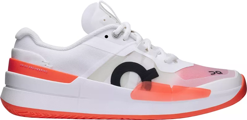 Женские теннисные кроссовки THE ROGER Pro 2 On, цвет White/Flame
