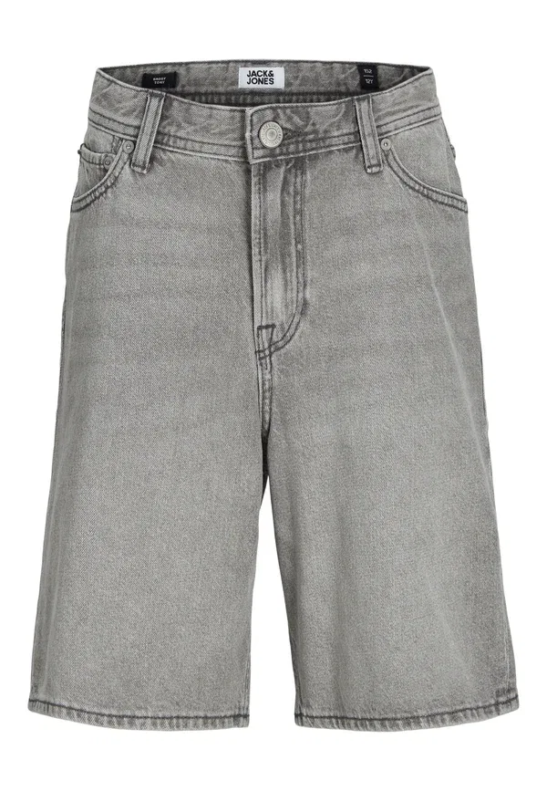 Джинсовые шорты свободного кроя Jack & Jones Junior, серый деним — фото 4