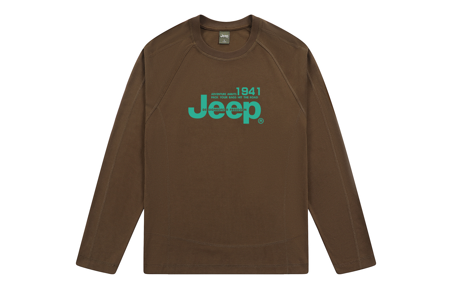 

Футболка Unisex Crew Neck Moderate Heavyweight Jeep, coffee