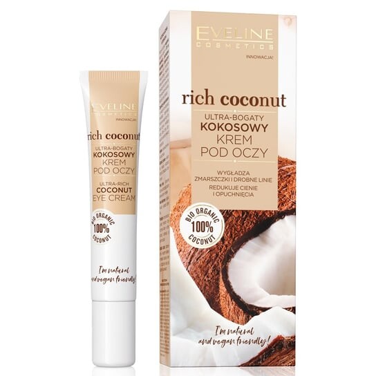 

Ультра-насыщенный кокосовый крем для глаз Rich Coconut 20 мл Eveline Cosmetics