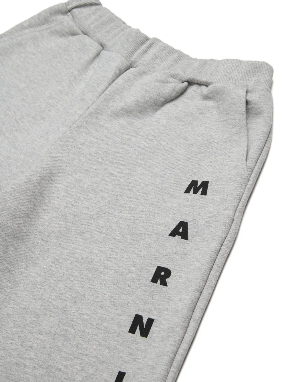 Шорты с эластичным поясом и логотипом Marni Kids, серый — фото 3