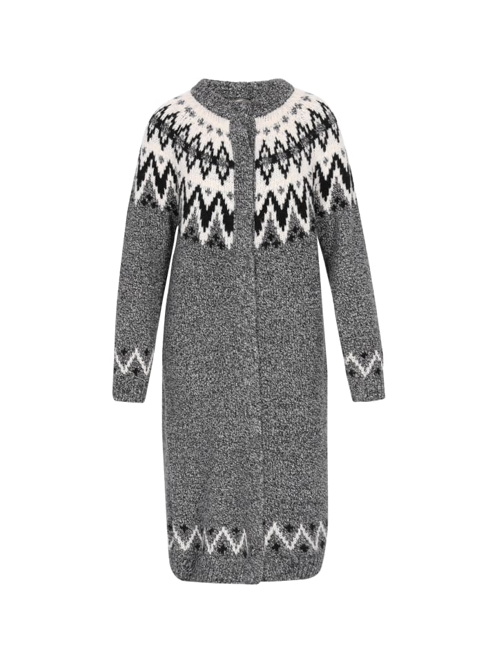 

DreiMaster Женский кардиган черного цвета с разноцветными вставками