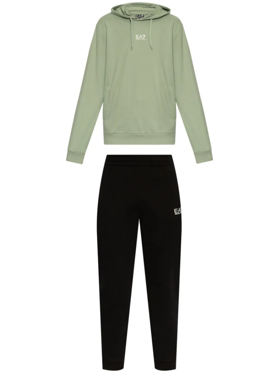 

Ea7 Emporio Armani хлопковый спортивный костюм, зеленый