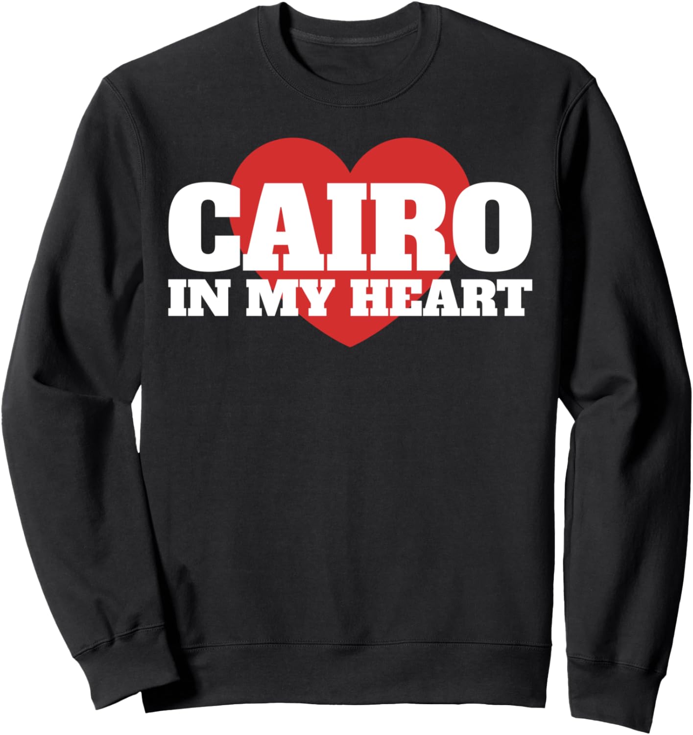 

Каир в моем сердце - сувенирная толстовка для египетских туристов Cairo In My Heart - Traveler Souvenir, черный