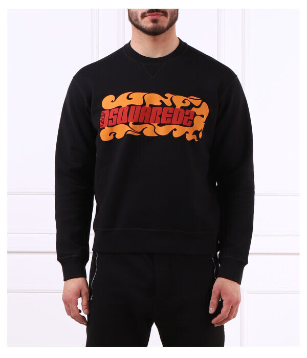 

Толстовка Dsquared2 Regular Fit, черный