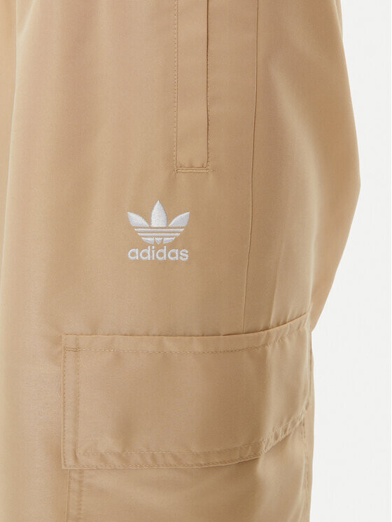 Спортивные брюки свободного кроя Adidas, бежевый — фото 4