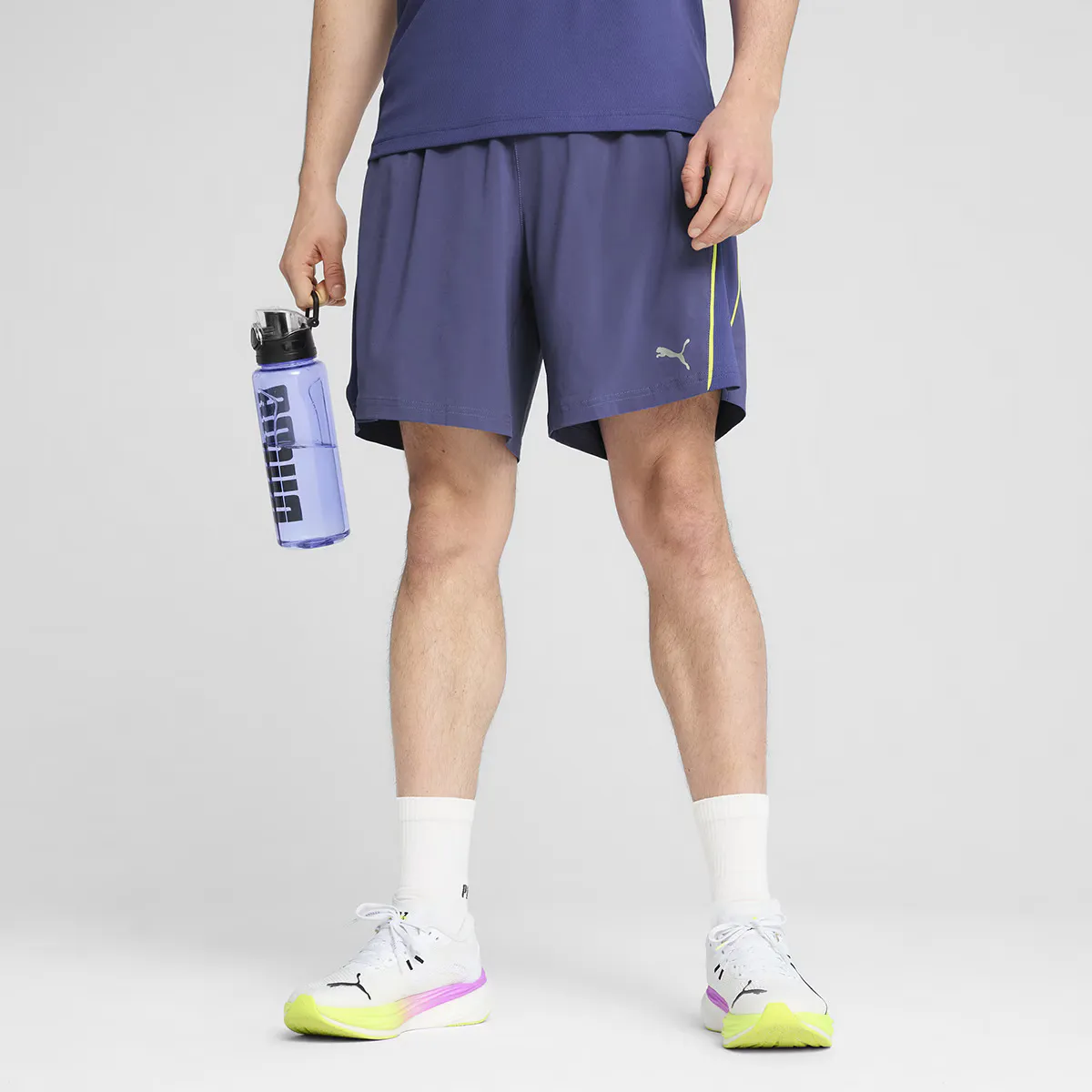 

Puma Men's M Run Velocity 7" Short, синий