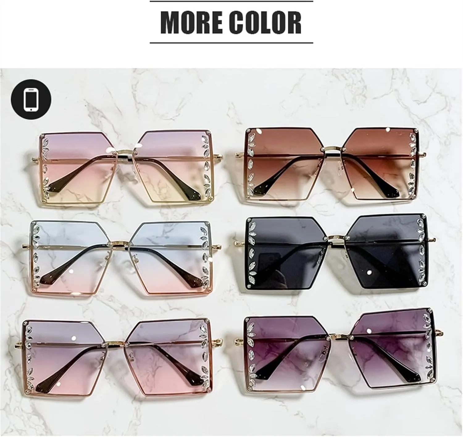 

Солнцезащитные очки XINXIN с большой квадратной оправой, для уличной фотографии, для мужчин и женщин, для отдыха на природе, вождения (Цвет: E, Размер: Средний), E