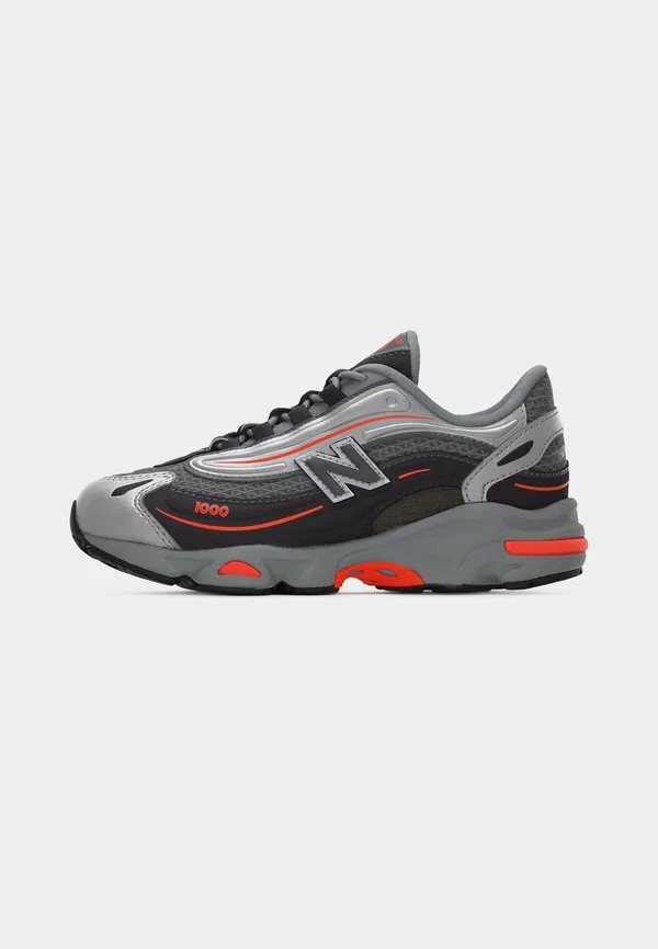 Кроссовки унисекс m1000 New Balance, Silver-Coloured Metallic/Tangerine Heat — фото 2