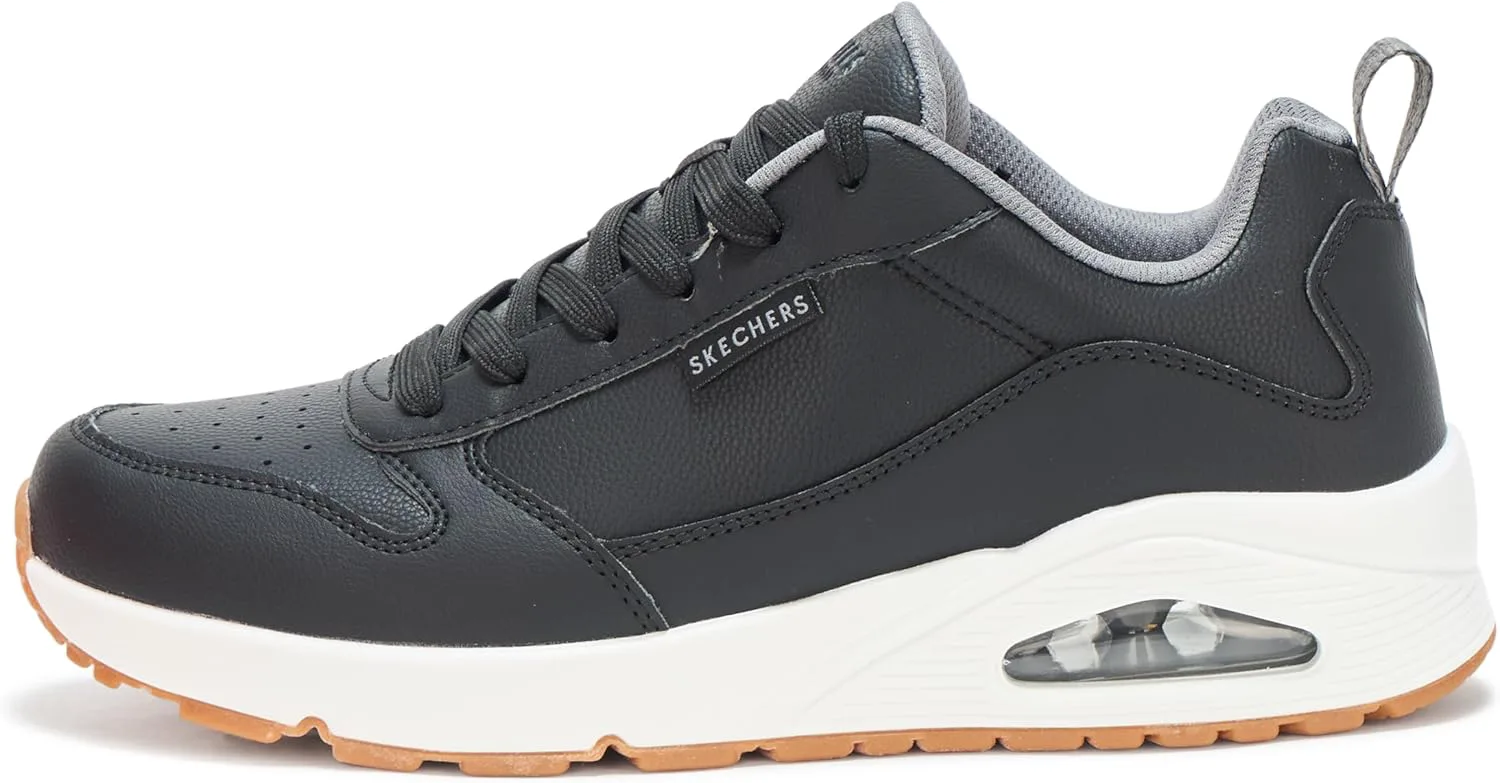 Мужские кроссовки Skechers Uno - Alder, черный/серый — фото 2