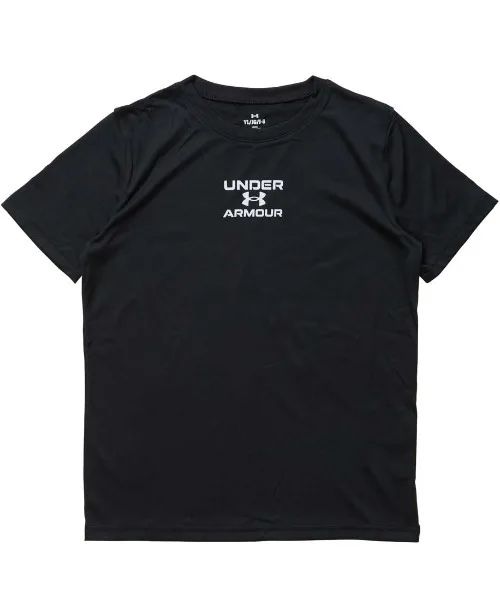 Детская футболка с логотипом UNDER ARMOUR чёрная