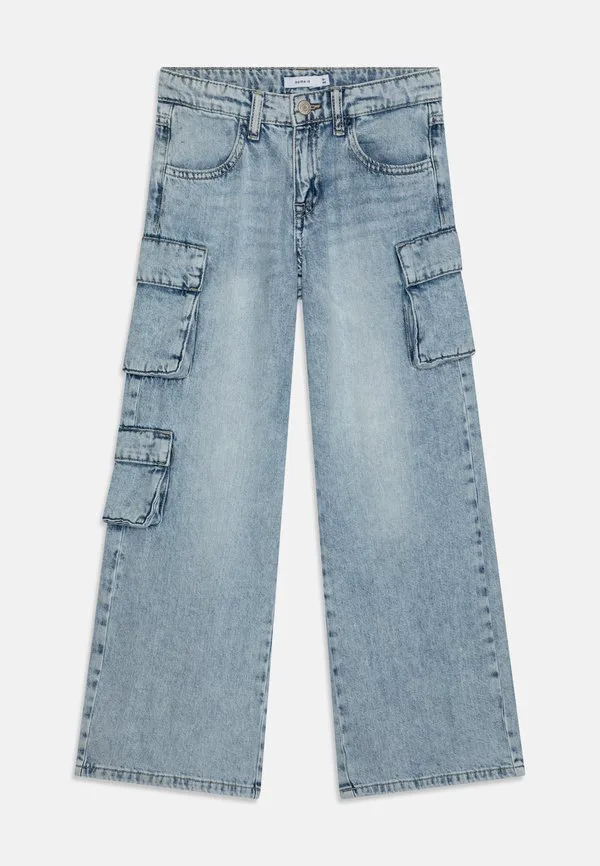 Джинсы свободного кроя Name It, Light Blue Bleached Denim
