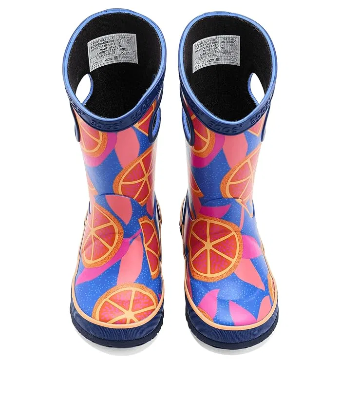 Резиновые сапоги Rain Boot Summer Fruit Bogs Kids, Blue Multi — фото 3