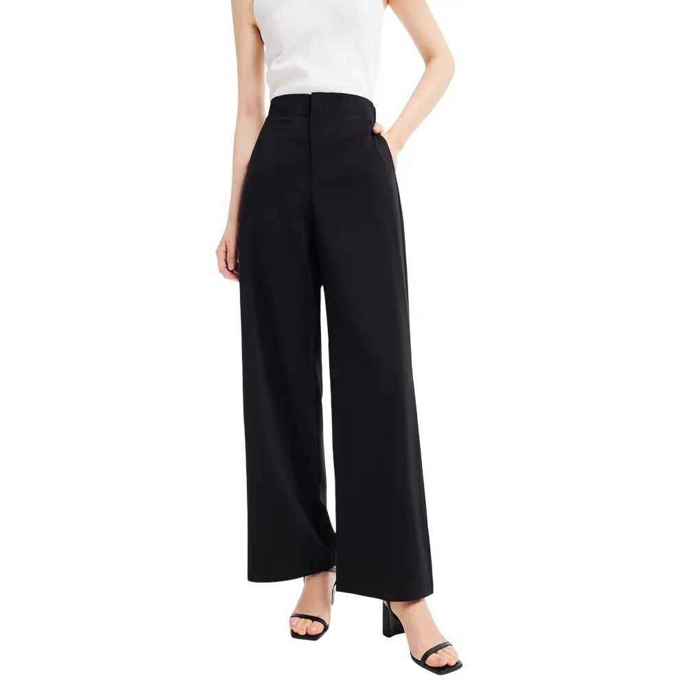 

Брюки Lily Slim Straight Leg, черный