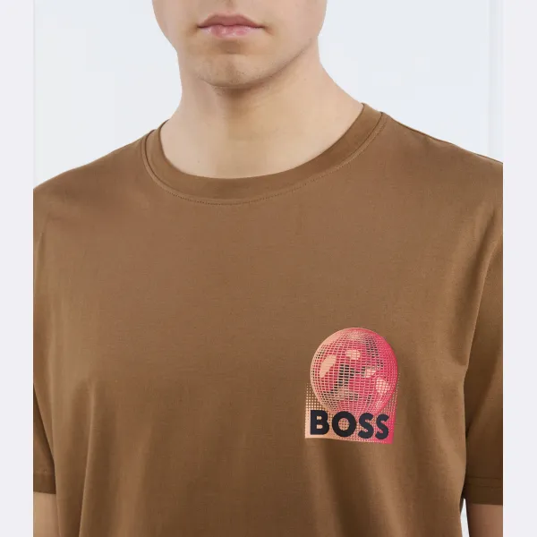 Футболка свободного кроя Teeuniverse Boss, коричневый — фото 4