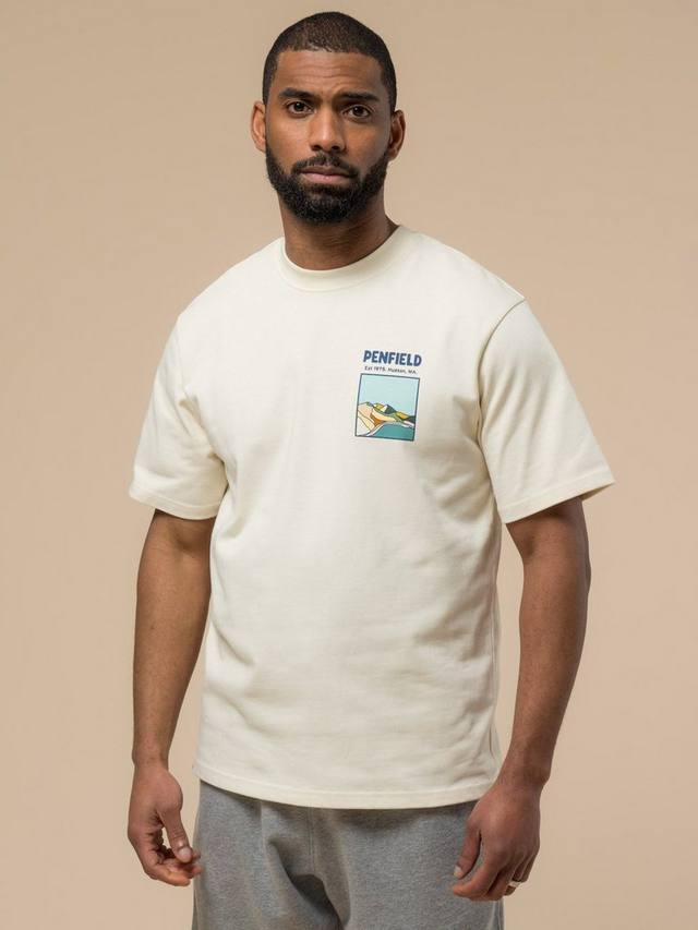 

Футболка из хлопка с пейзажным принтом Block Penfield, Vanilla Ice