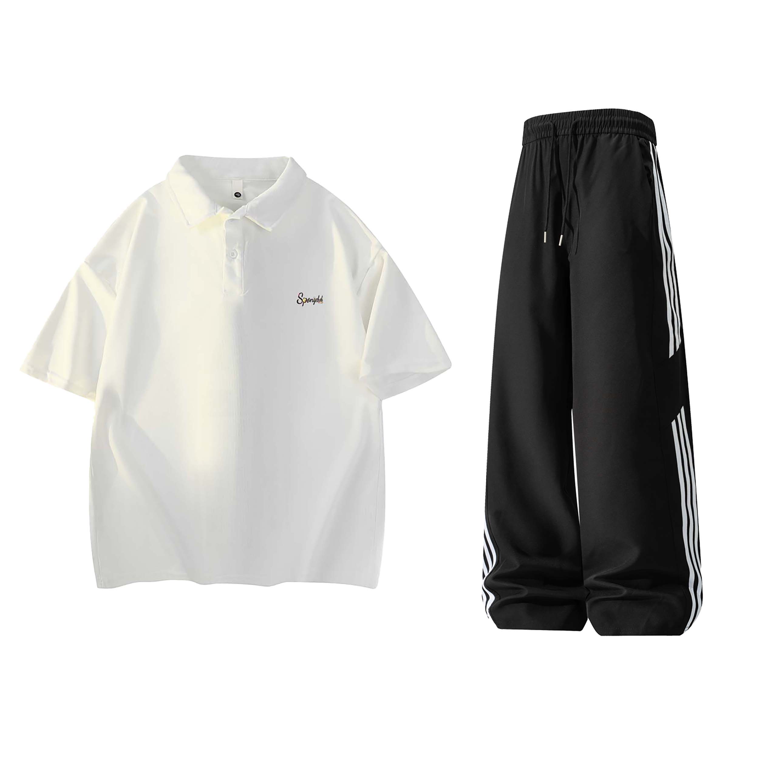 

Унисекс поло SPONGEBOB SQUAREPANTS, черный