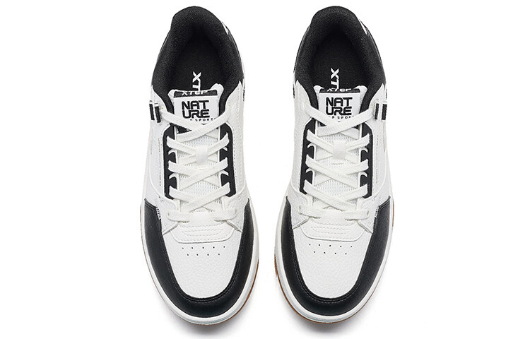 Кроссовки XTEP Skateboarding Shoes Men Low-top Sail White Black, белый/черный — фото 4