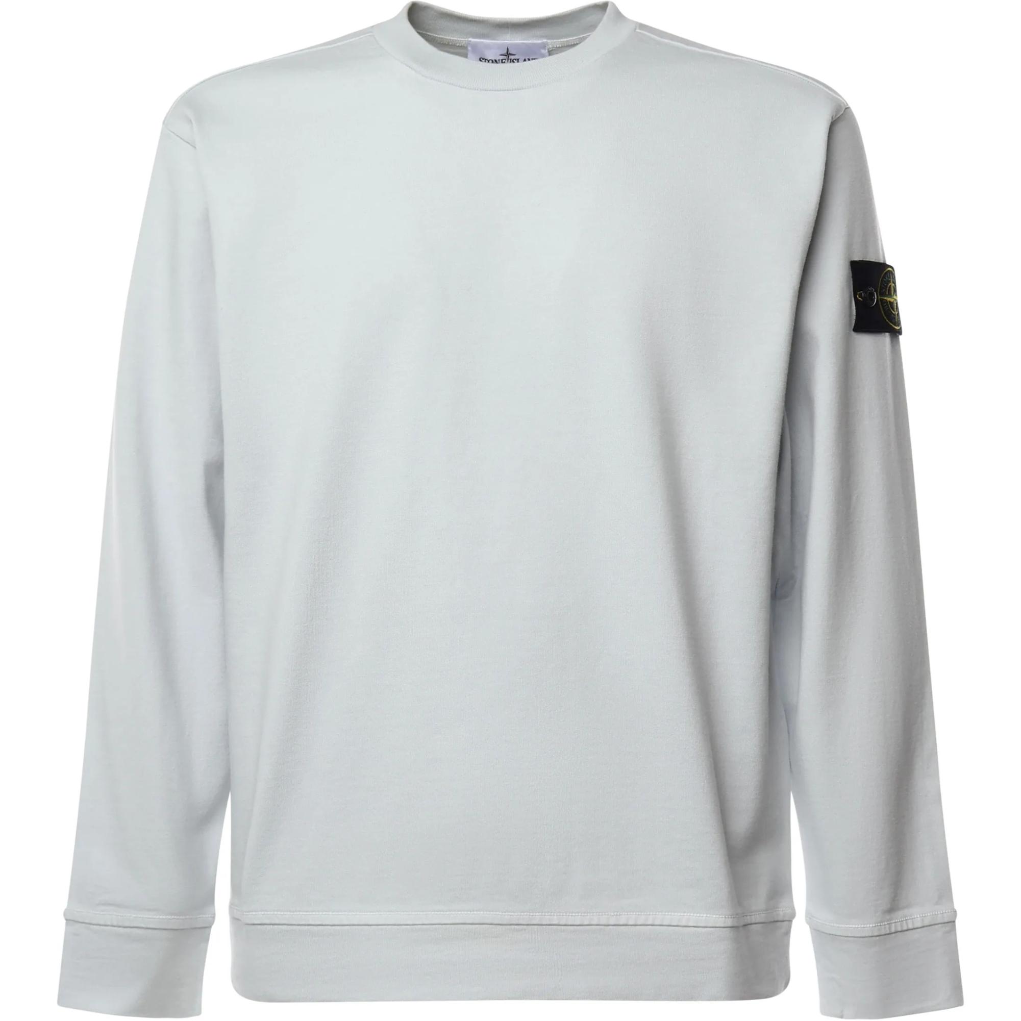 

Толстовка с круглым вырезом и нашивкой в виде компаса Stone Island, ice