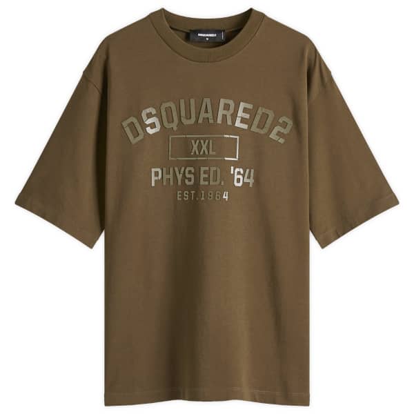 

Футболка свободного кроя для занятий физкультурой Dsquared2, зеленый