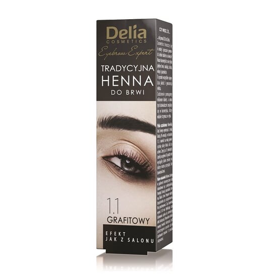 

Традиционная графитовая хна для бровей, 2 г Delia Cosmetics