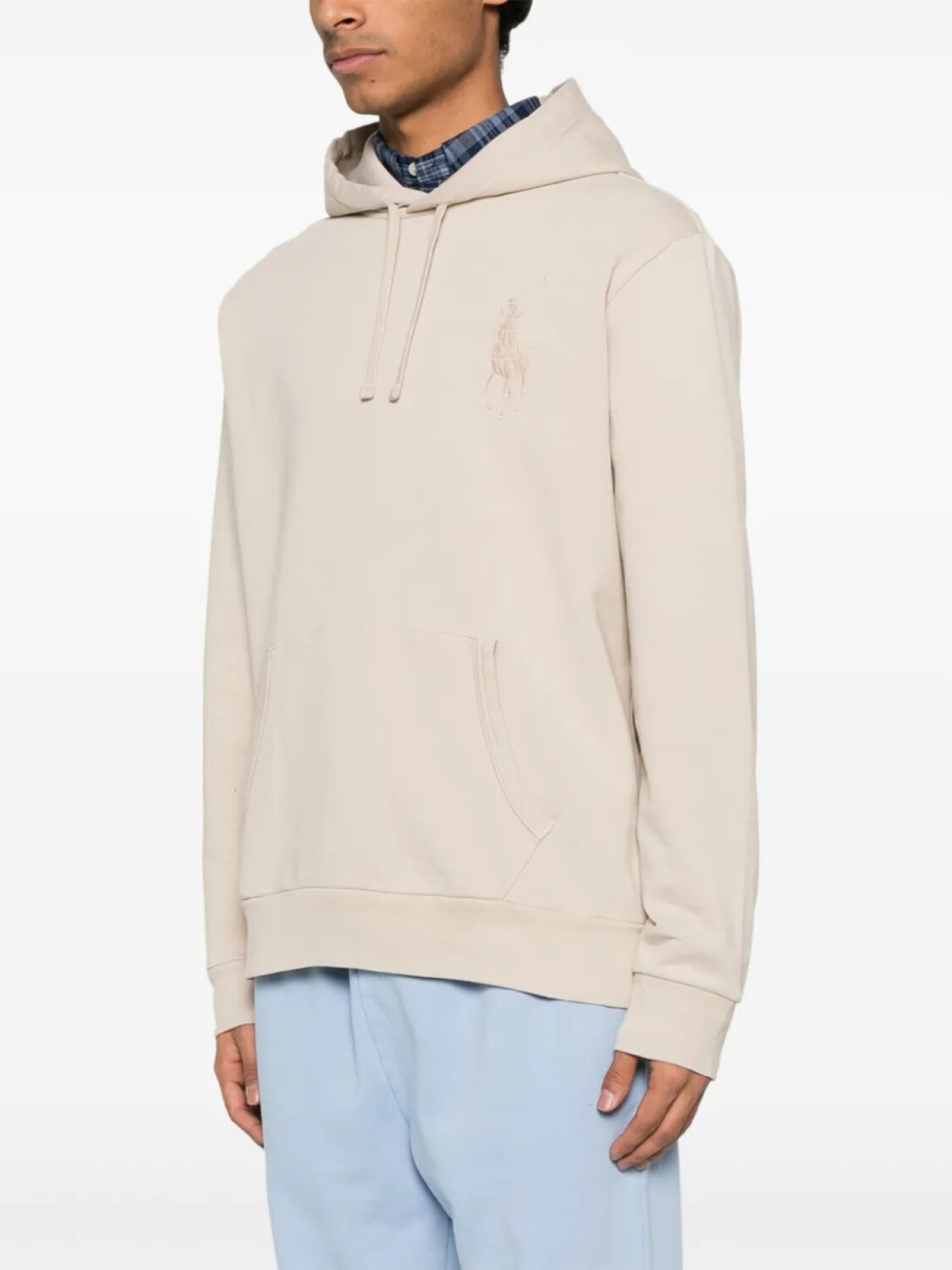 Толстовка с капюшоном Polo Ralph Lauren Polo Pony с вышивкой, нейтральный — фото 3