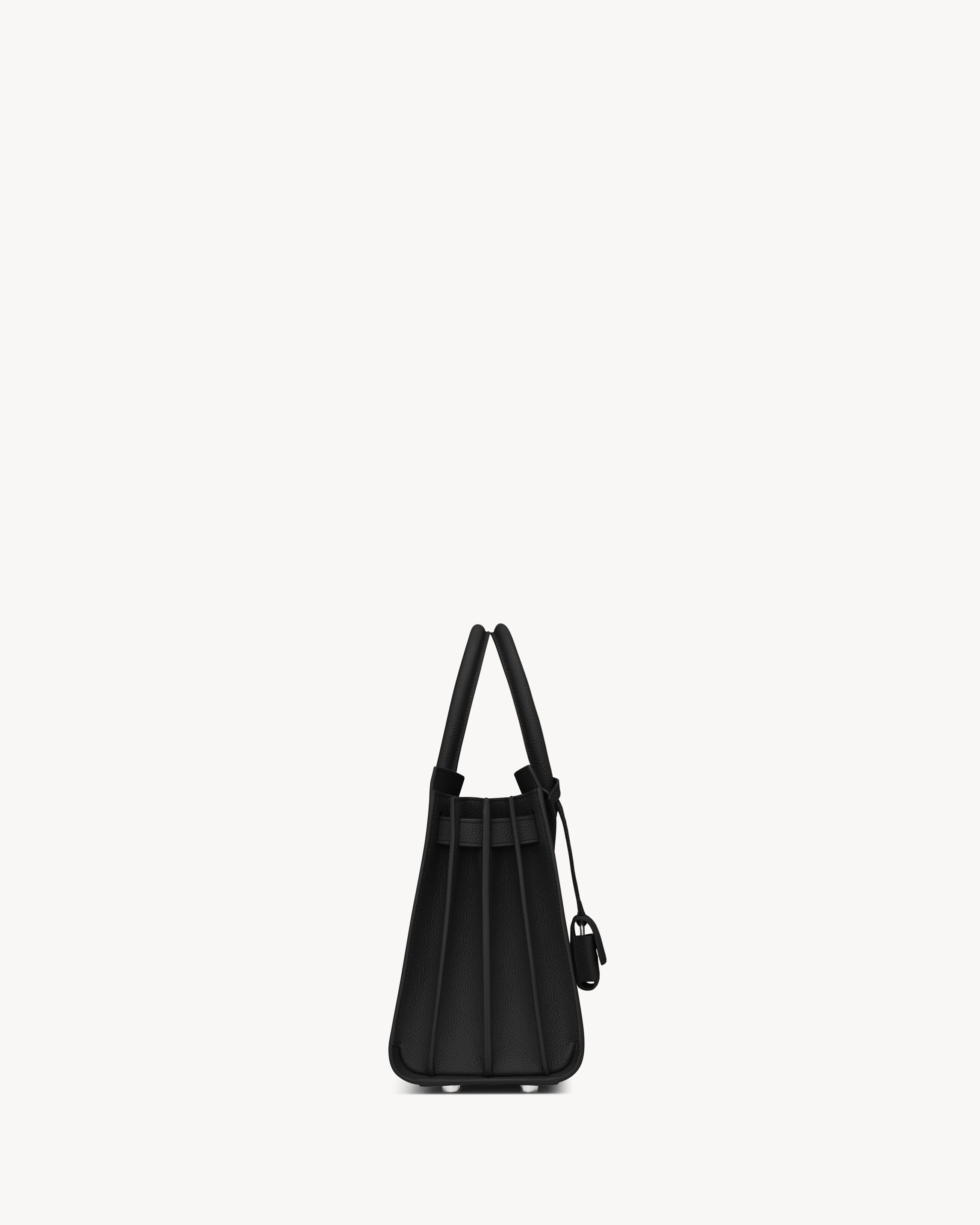SAC DE JOUR из зернистой кожи - размер Baby SAINT LAURENT, черный — фото 3