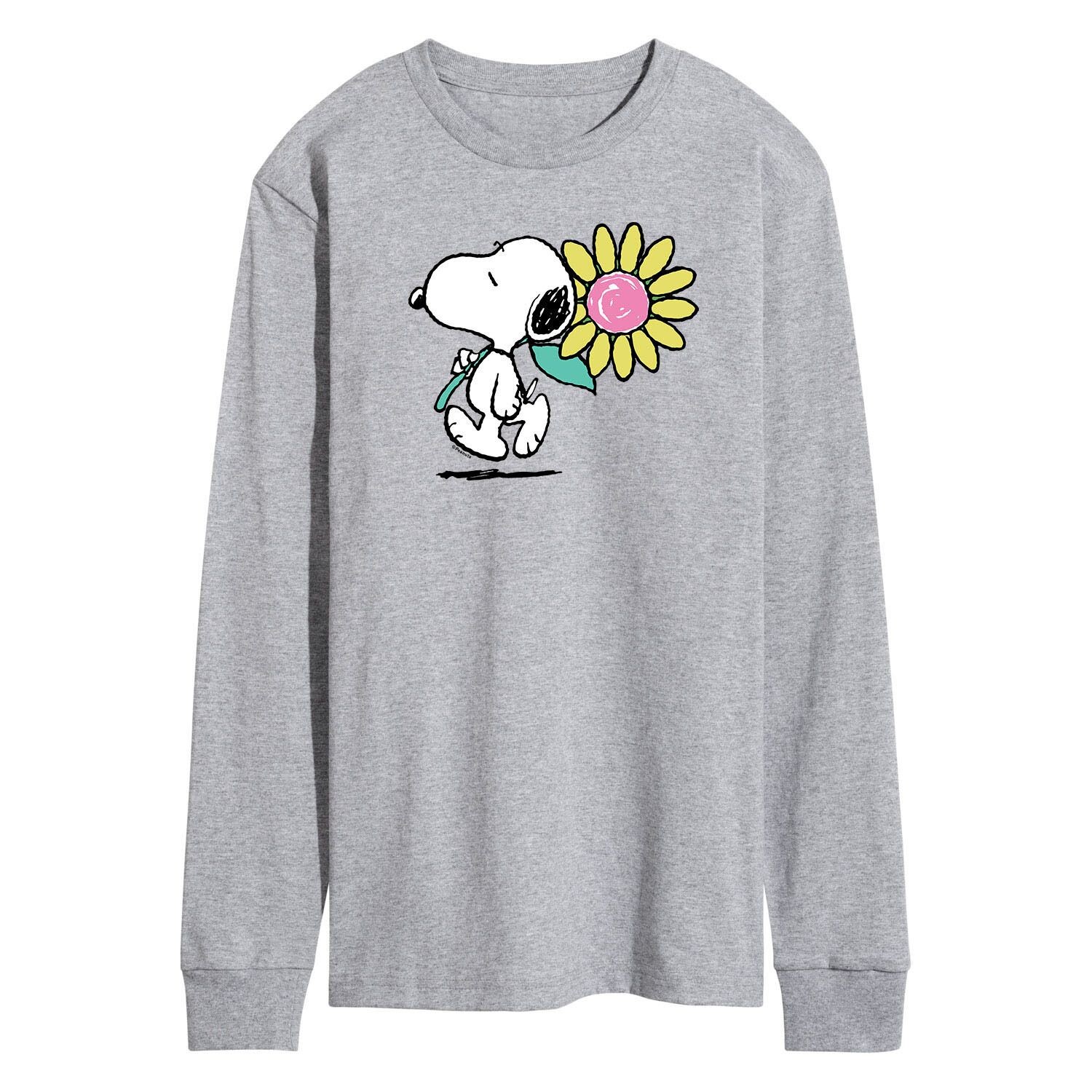 

Мужская рубашка арахис Snoopy Daisy с длинным рукавом Licensed Character