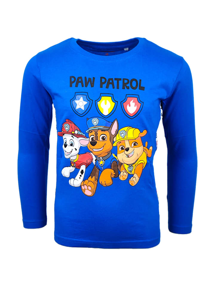 

Рубашка с длинным рукавом Paw Patrol, синий
