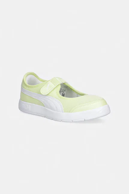 Кроссовки низкие Courtflex v3 Lina V Puma, зеленый