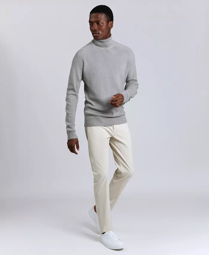 

Мужской свитер с отложным воротником Kenneth Cole, серый