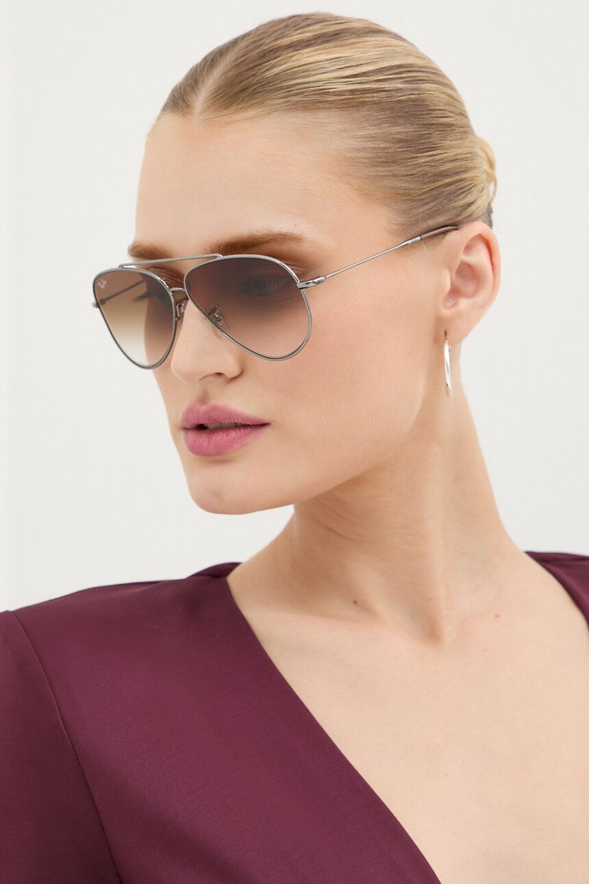 

Солнцезащитные очки Ray-Ban AVIATOR REVERSE, серебряный