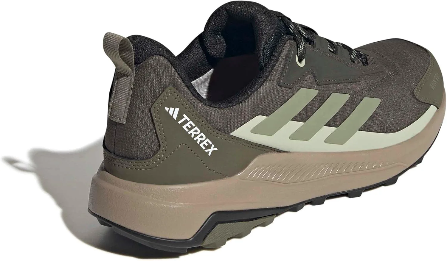 Мужские походные кроссовки Adidas Terrex Anylander Rain.rdy, оливково-зеленый — фото 4