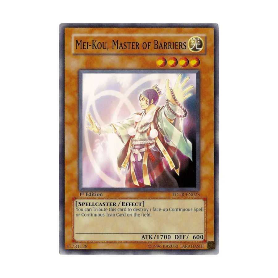 

CCG Мэй-Коу, Мастер барьеров (обычный), Yu-Gi-Oh - Structure Deck - Spellcaster's Command - Singles