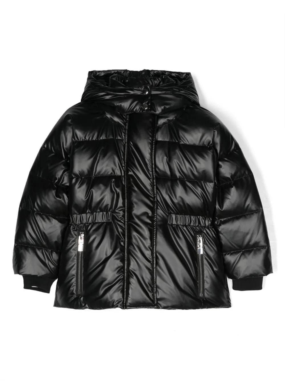 

Пуховик с логотипом Givenchy Kids, черный