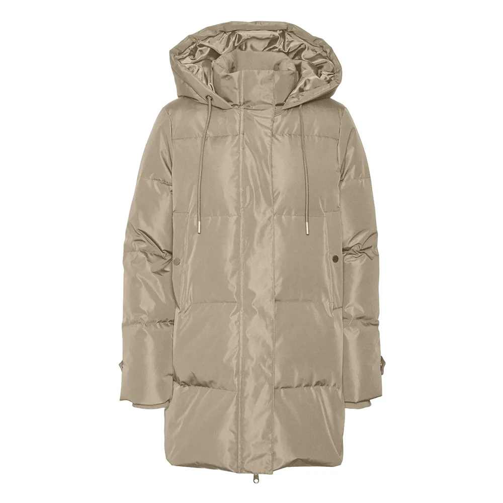 

Пальто Vero Moda Leonielea Down, бежевый