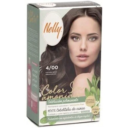 

Краска для волос без аммиака 4/00, средняя коробка, Nelly