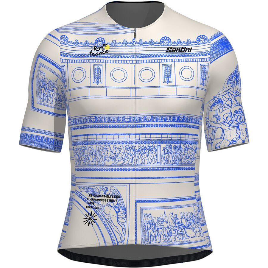 

Футболка Santini Tdf Arrivee Arc De Triomphe Santini, White