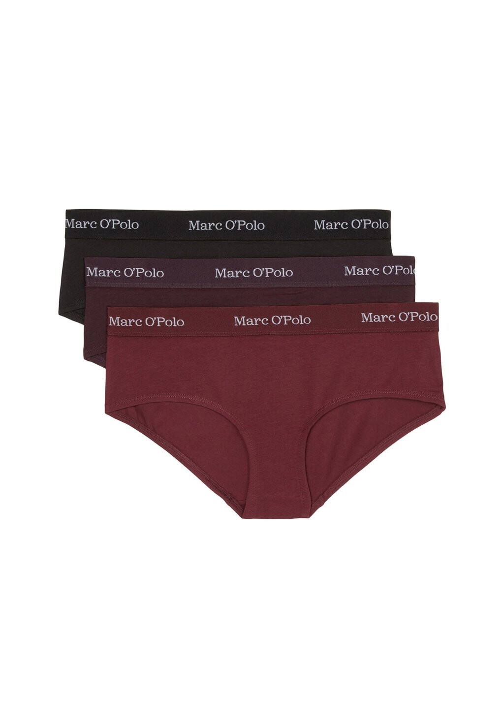 

Трусы 3 PACK ESSENTIALS Marc O'Polo, бордовый