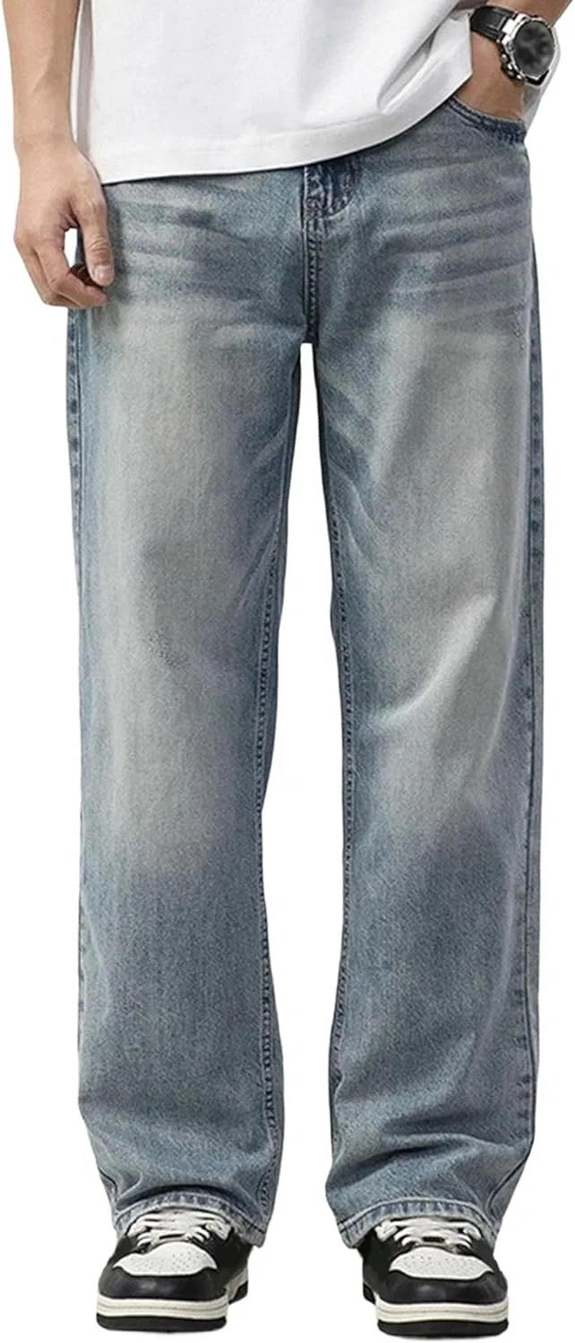 Джинсы прямого кроя, повседневные, Vintage Blue3 B4