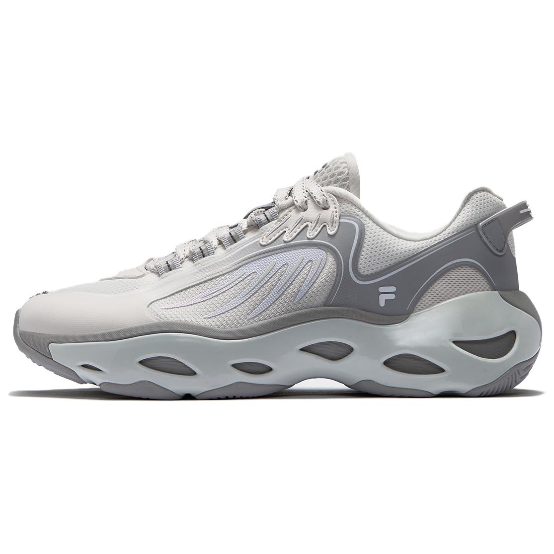 

FILA FUSION Износостойкие низкие повседневные туфли ADE, мужские, серо-белые