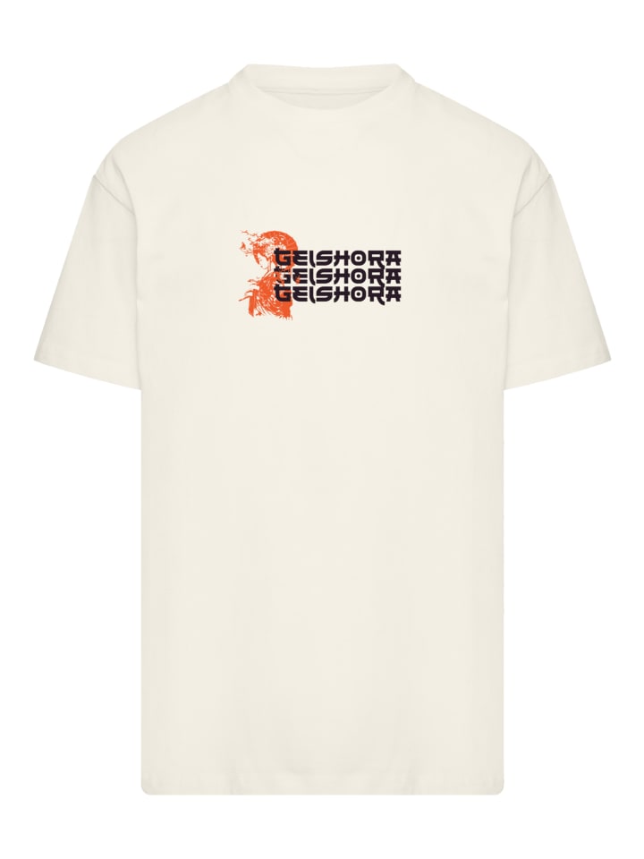 

Футболка большого размера Geishora Oversize в японском уличном стиле песочного цвета F4NT4STIC, Бежевый, Футболка большого размера Geishora Oversize в японском уличном стиле песочного цвета F4NT4STIC