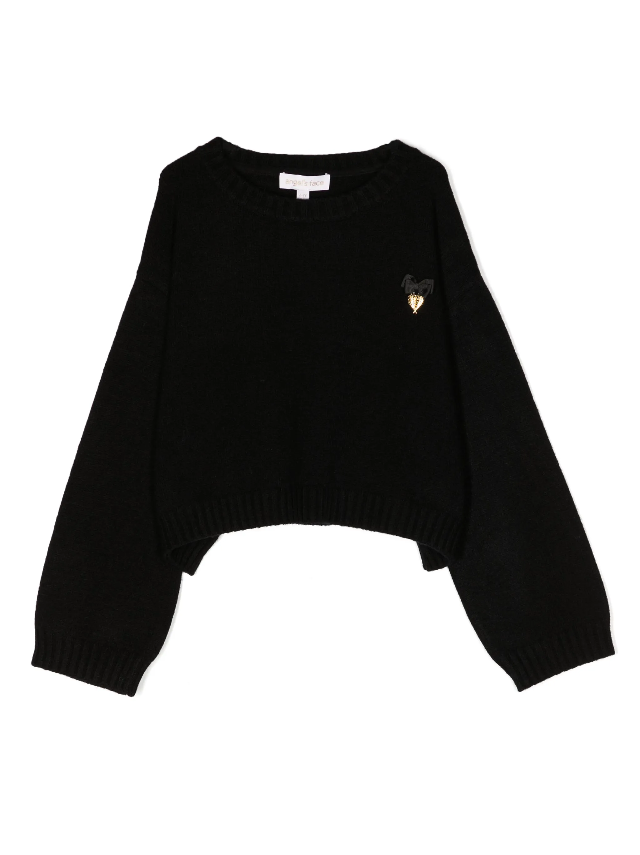 

Укороченный джемпер Roberta Angel'S Face, черный