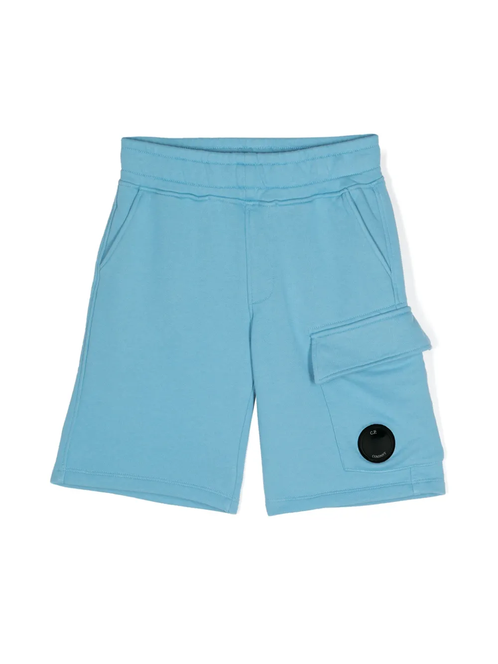 

Спортивные шорты с декором Lens C.P. Company Kids, синий