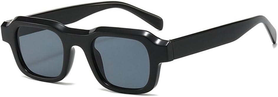 

Модные квадратные женские солнцезащитные очки в стиле ретро, ​​сине-зеленые оттенки, защита от ультрафиолета UV400; мужские трендовые солнцезащитные очки в стиле панк с градиентным переходом цвета SKFGNX, Black Gray