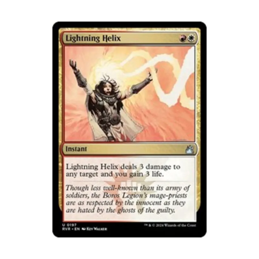 

CCG Молниеносная спираль (U), MTG - Ravnica Remastered